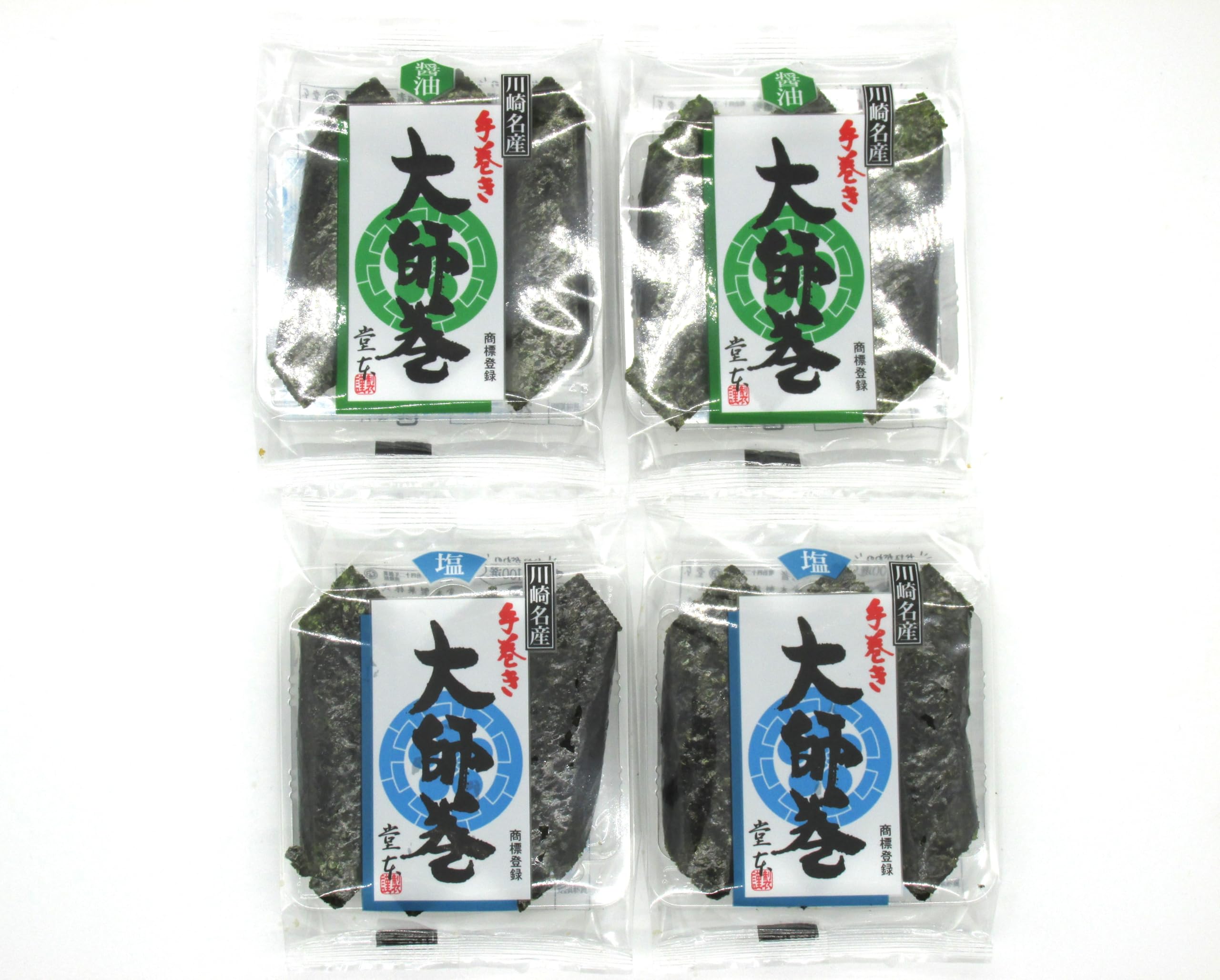 tomo1353です。大師巻3本入4袋巾着MIX6箱中味4袋 Amazon.co.jp: 川崎名産堂本製菓大師巻3本入4袋巾着贈答用MIX二